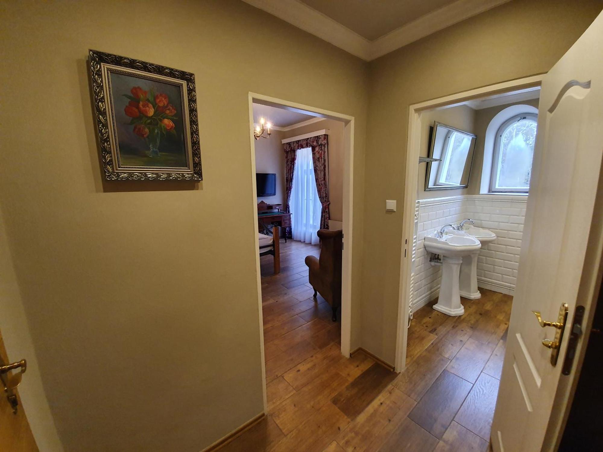 Lesni Hotel Perslak Nová Bystřice Rom bilde
